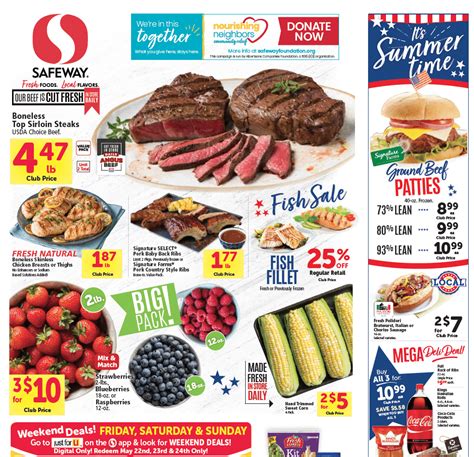 safeway food stores weekly circular.